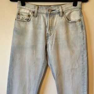 Levi's 501 Button Fly Distressed Jeans